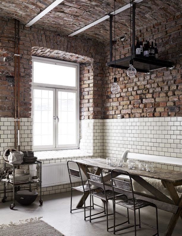 World Of Driftwood Raw Brick White Tile Sara Bergman Worke Raw Brick White Tile