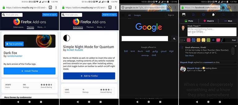 Inilah 5 Browser Android Yang Memiliki Fitur Dark Mode / Night Mode Inilah 5 Browser Android Yang Memiliki Fitur Dark Mode / Night Mode