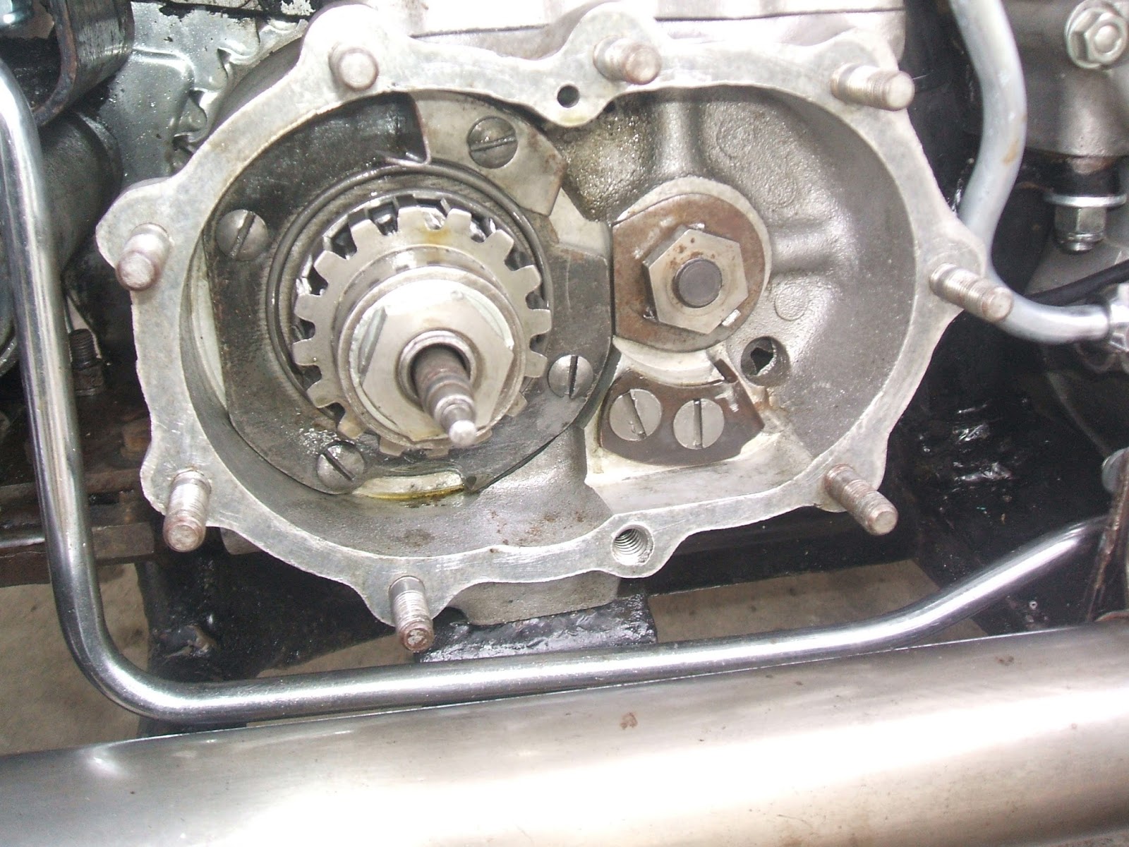 Harley Davidson Panhead Kick start, Primary, Clutch..