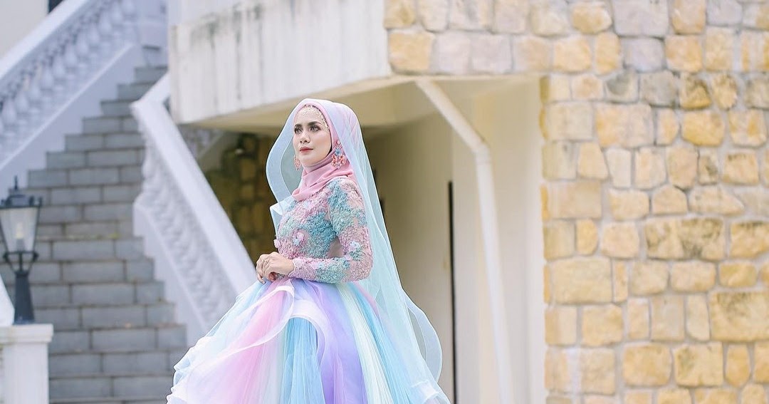 gaun pengantin modern princess