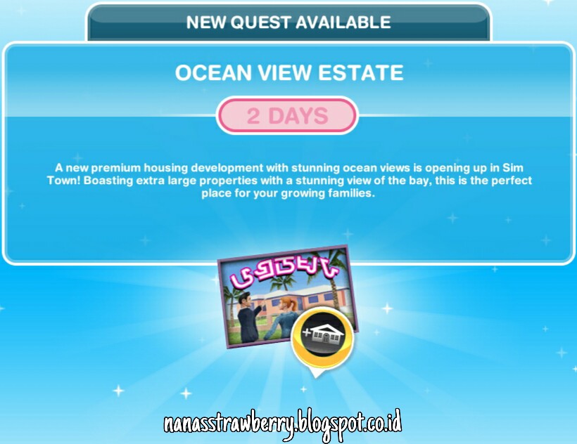 Nanasstrawberry Ocean View Estate Quest The Sims Freeplay