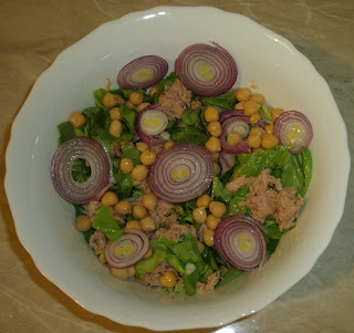 Salata de ton cu naut (2 persoane)