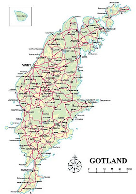 Karta över Gotland Regionen Stora | Karta över Sverige, Geografisk