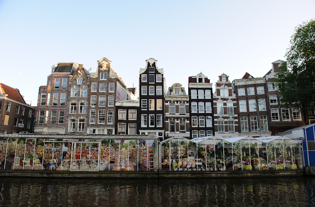 Mercado de flores em Amsterdã Mercado de flores em Amsterdã
