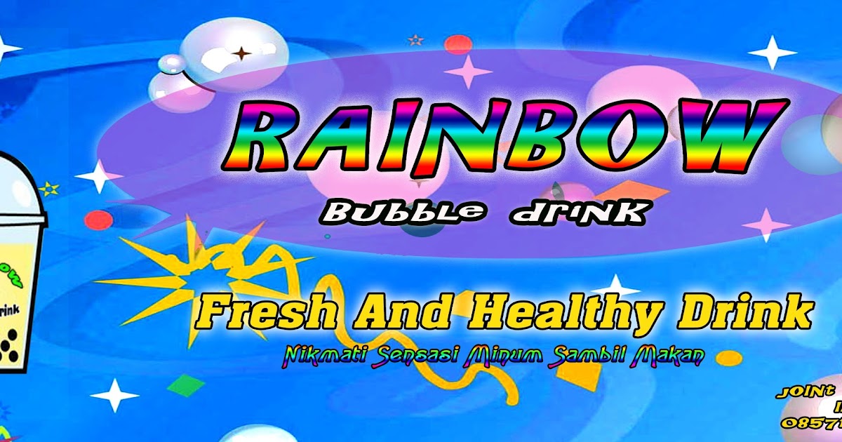 Rainbow Bubble Drink RAINBOW BUBBLE DRINK