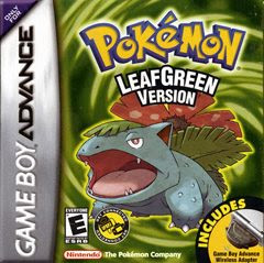 pokemon leaf green gba pokemon leaf green gba