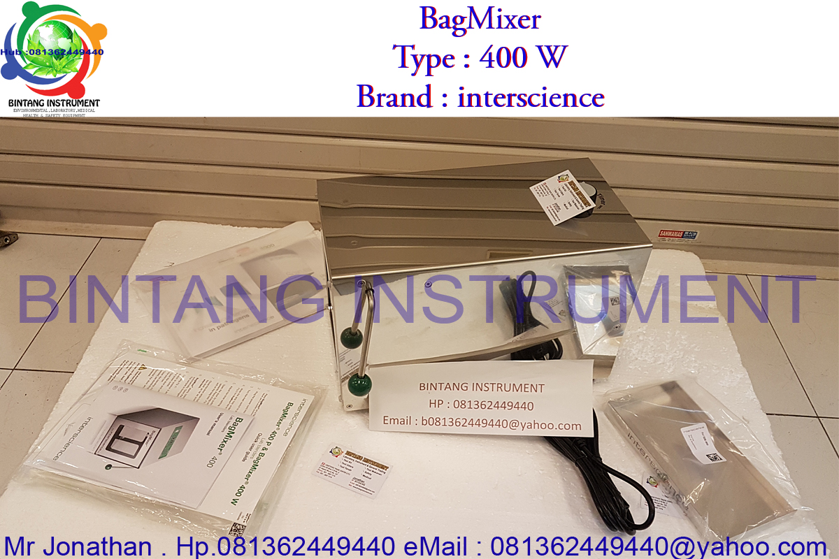 BINTANG INSTRUMENT 081362449440 Jual Interscience BagMixer 400cc