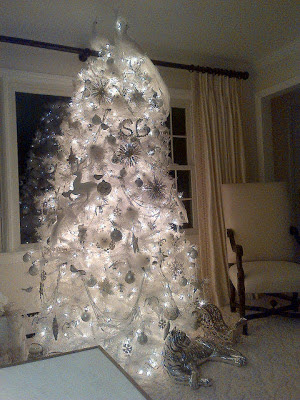 Sandra Lee White Christmas Tree