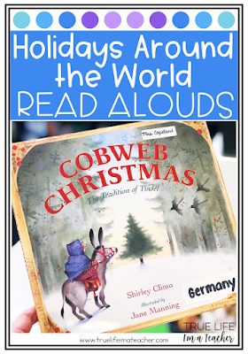 List of read alouds perfect for Holidays Around the World in elementary classrooms.