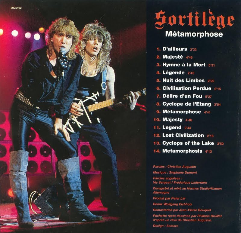 Jolly Joker`s Ohrenbalsam: SORTILÈGE, METAMORPHOSE, 1984, CD, 1989