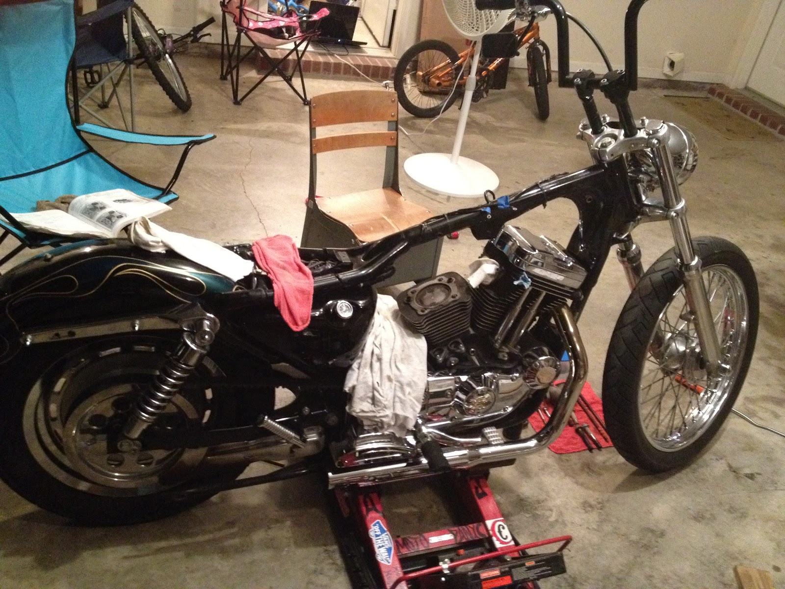 Moto Panic Blown Head Gasket on the Sportster