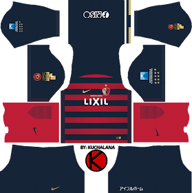 Kashima Antlers 鹿島アントラーズ 2017 - Dream League Soccer Kits