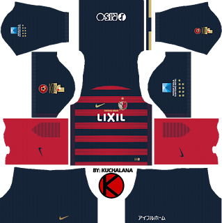 Kashima Antlers 鹿島アントラーズ 2017 - Dream League Soccer Kits