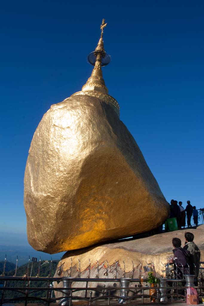 The Golden Rock The Gilt Boulder Of The Buddha Kuriositas