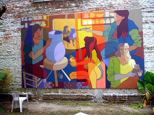 Mural Escuela de Arte de Maipù