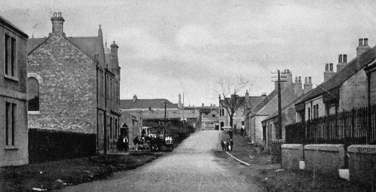 Tour Scotland Old Photograph Station Road Cardenden Fife Scotland