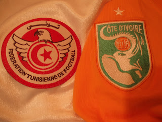 Túnez y Costa de Marfil, escudos