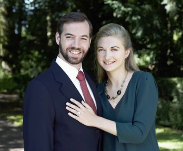 New photos of Crown Prince Guillaume and his fiancée Countess Stéphanie ahead of the October wedding