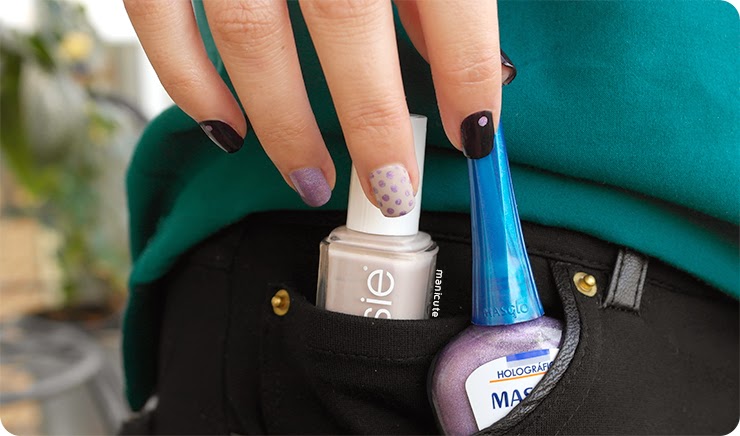 masglo holografico morado