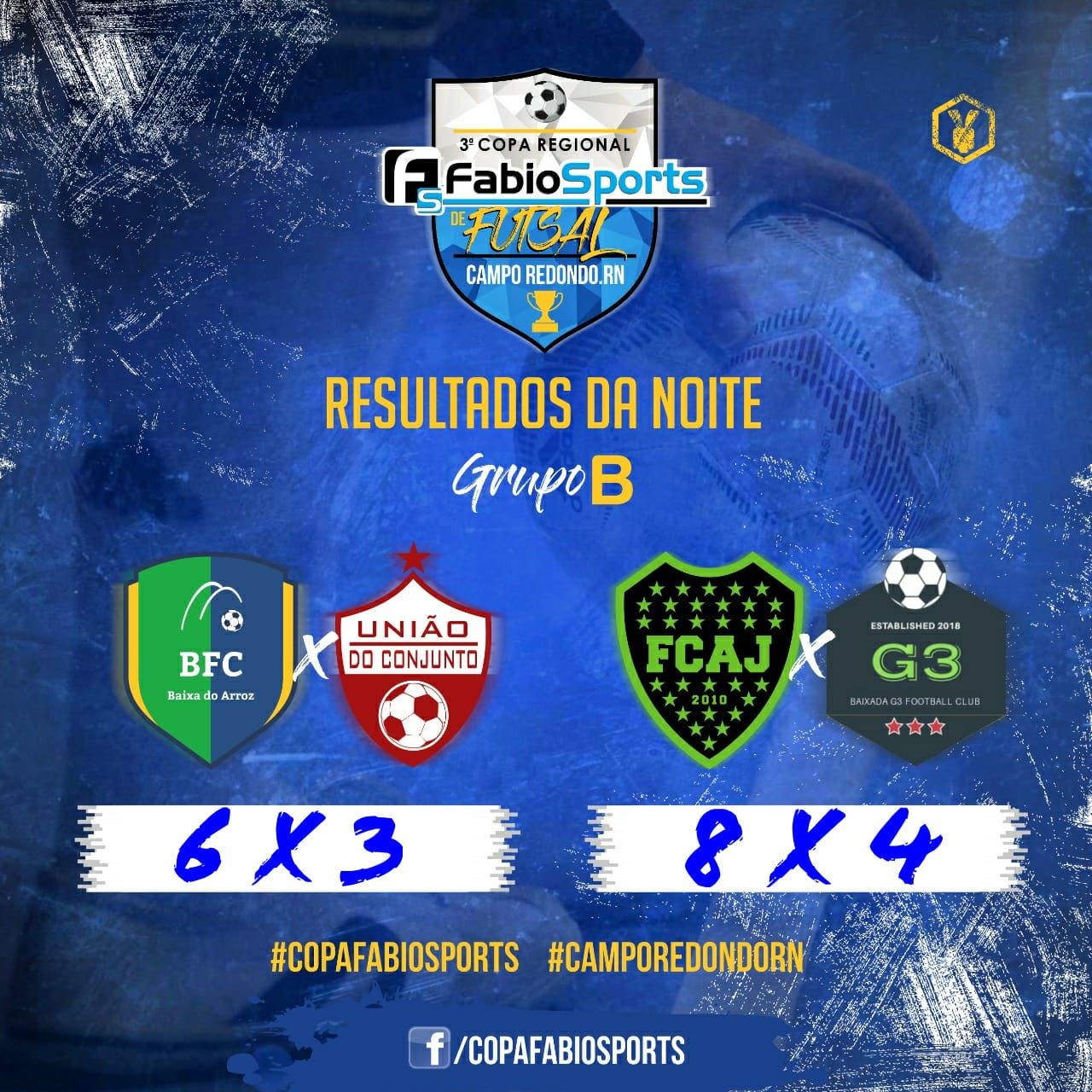 Confira o resultado dos jogos de abertura da 3ª rodada do