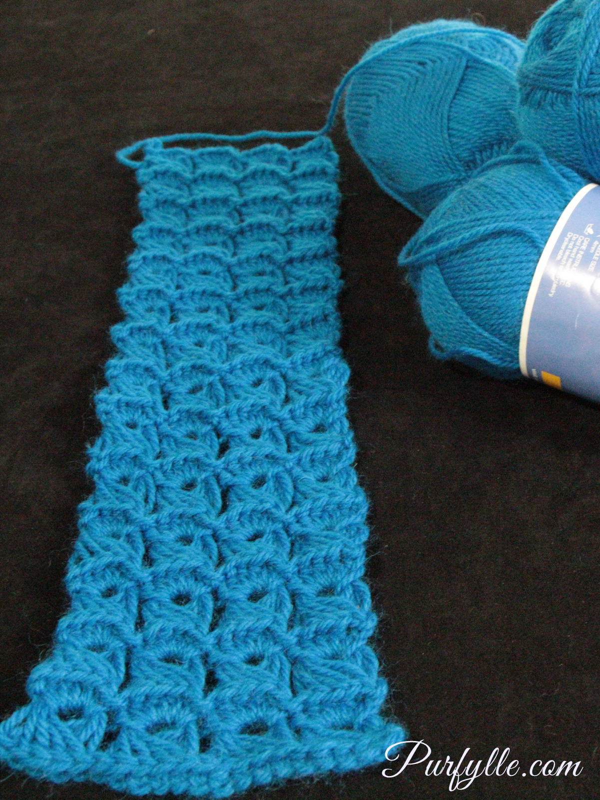 Purfylle: Crochet Broomstick Lace