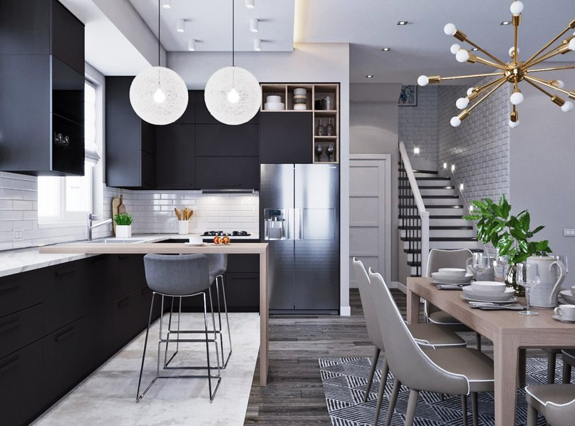 Amazing Kitchen living room design - Decor Units
