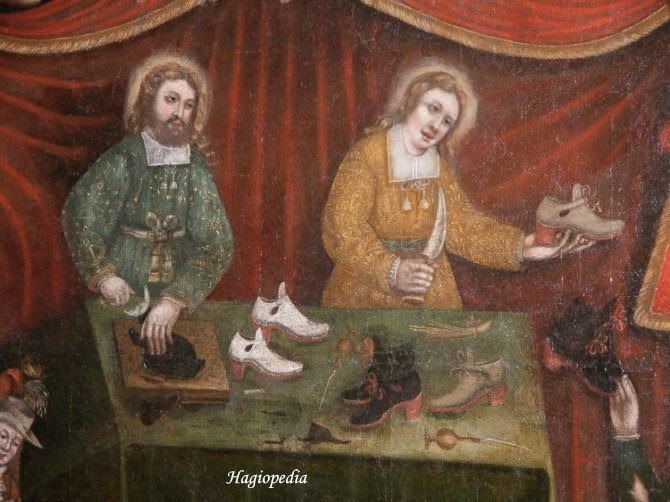 HAGIOPEDIA Santos CRISPÍN y CRISPINIANO. M. c. 287.