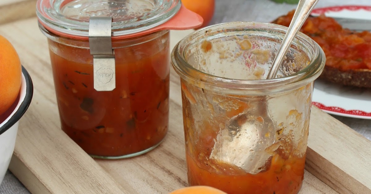 ullatrulla backt und bastelt: Tomaten-Chutney mit Aprikosen - das ...