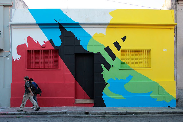 "Neuralgic Point" New Mural By Argentinian Street Artist Elian In Cordoba, Argentina. 1