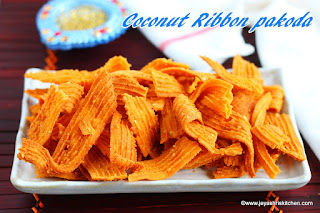 Coconut ribbon pakoda