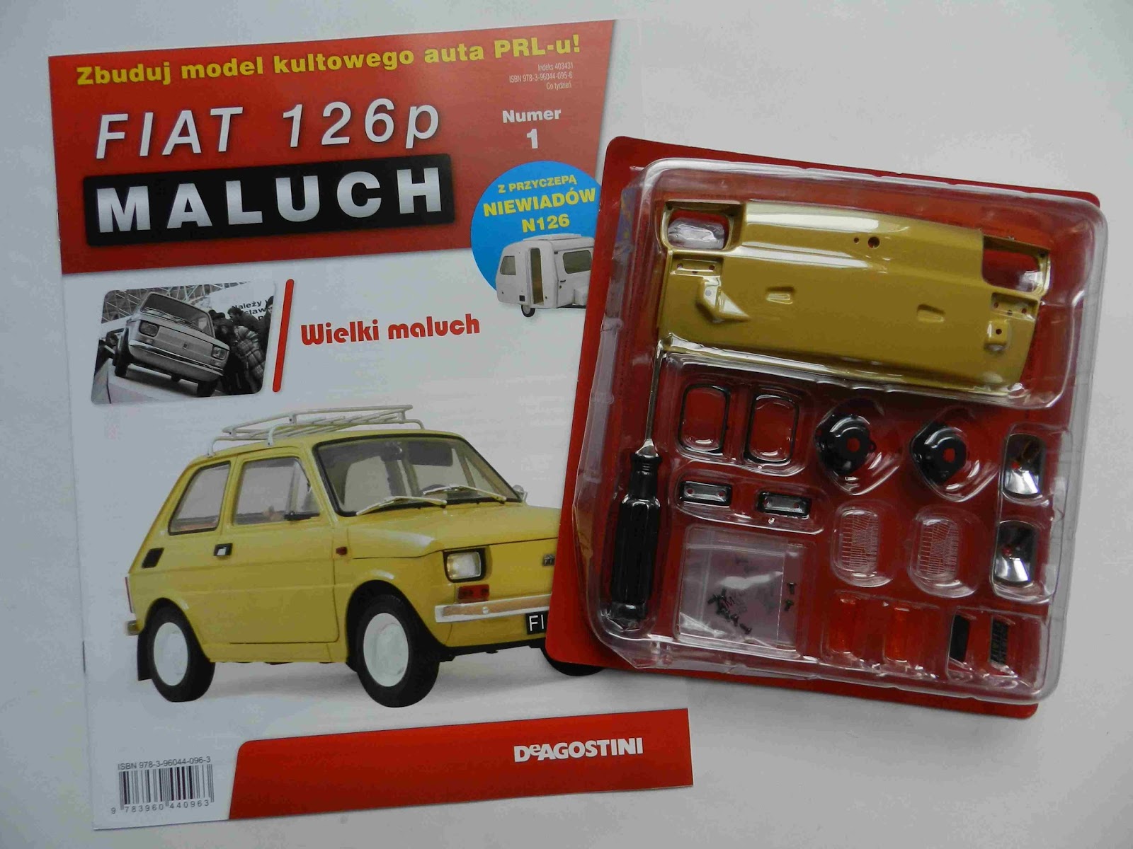 Dodatki w kiosku 2 (+ sklepy) Fiat 126 p Maluch nr 1