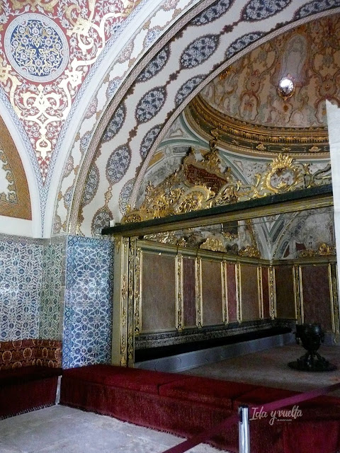 Palacio Topkapi interior diván