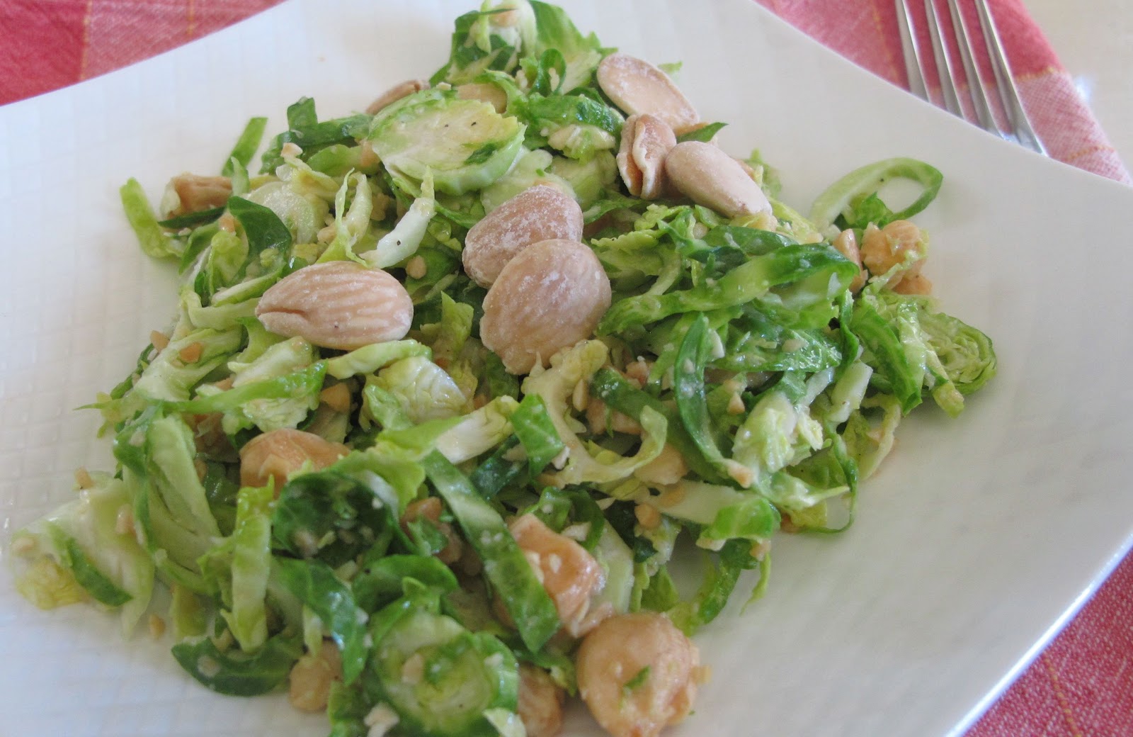 Radiant Table Brussel Sprout and Marcona Almond Salad