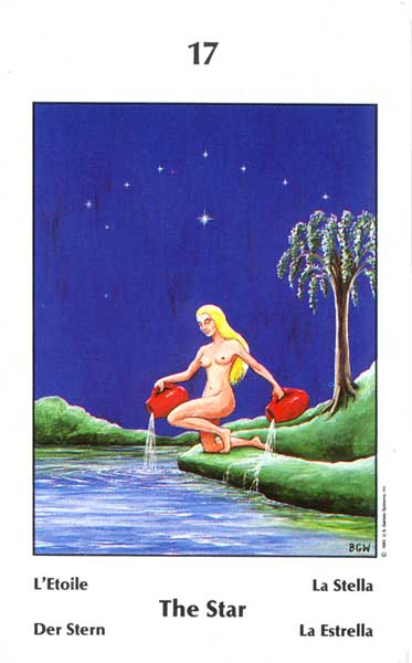 Tarot de Barbara Walker: La Estrella