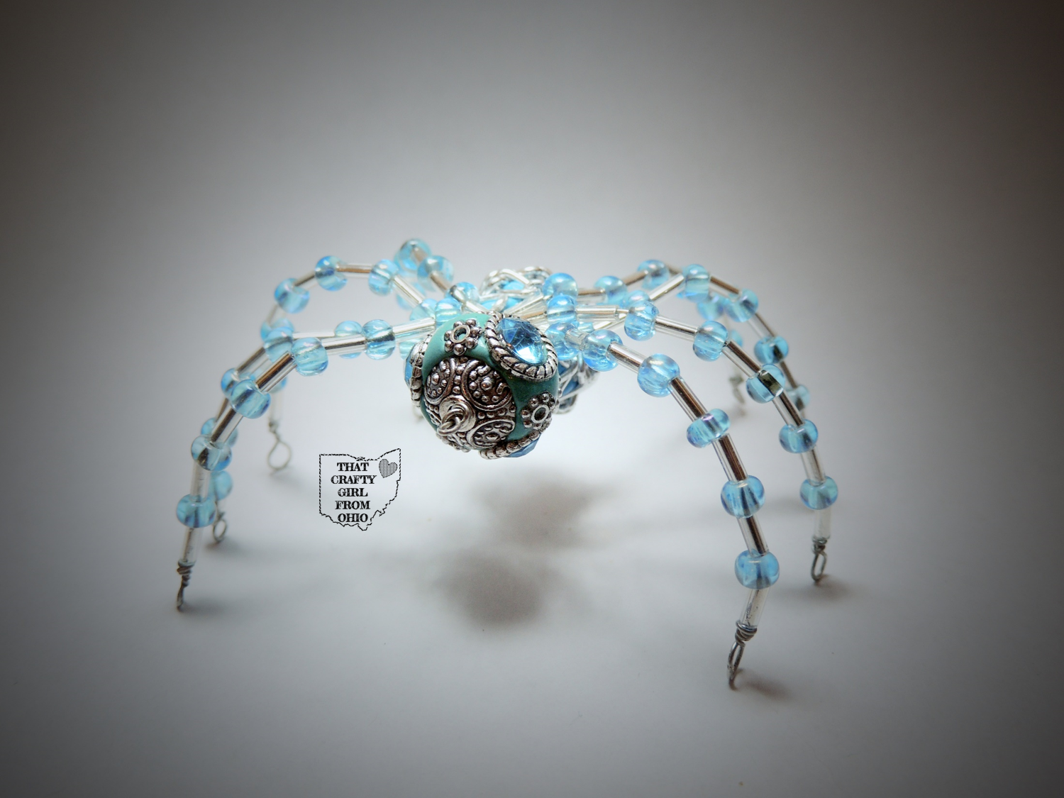 Beaded Spider and My First Experiences With Wire Wrapping