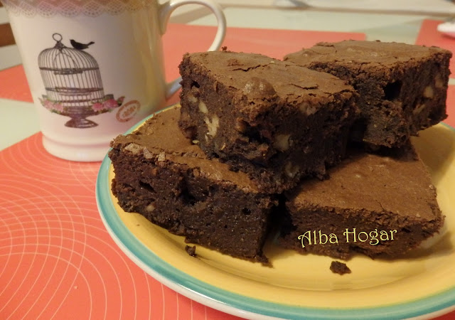 brownie de chocolate alba hogar
