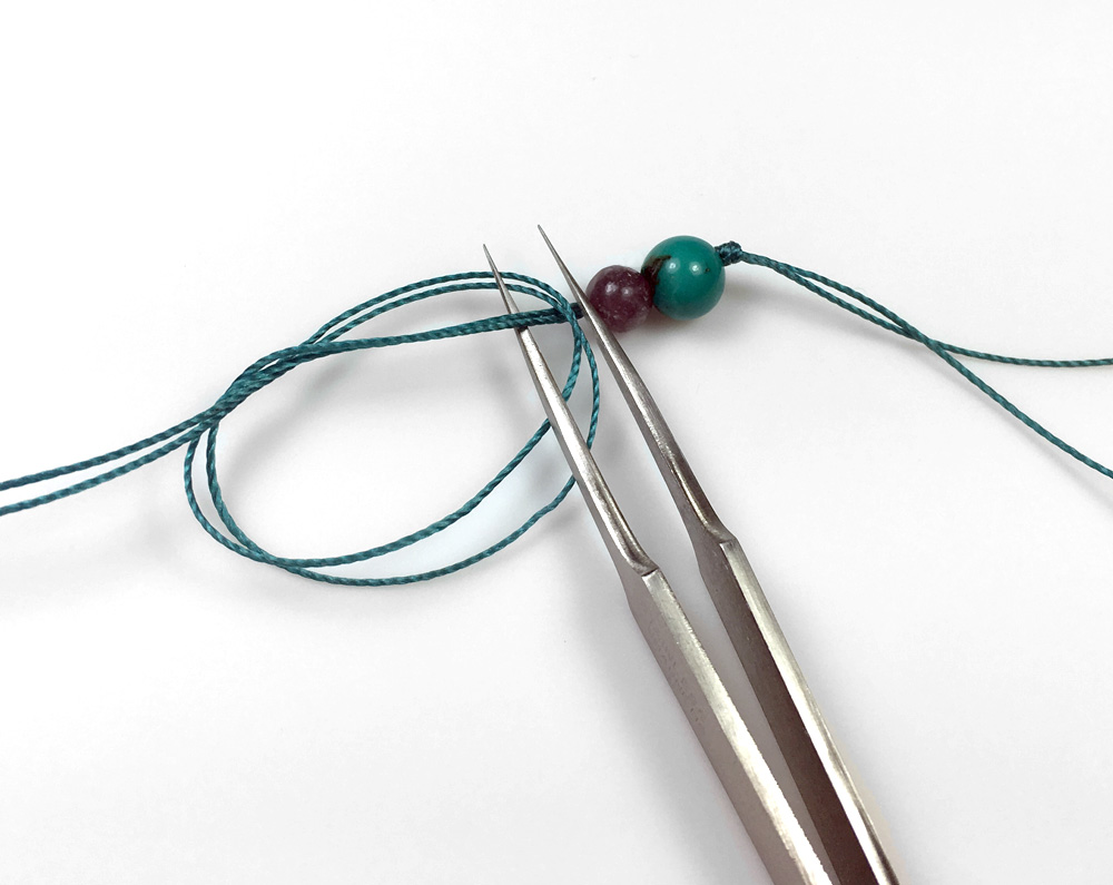 Marion Jewels in Fiber News and Such Making a Mala with a Tassel