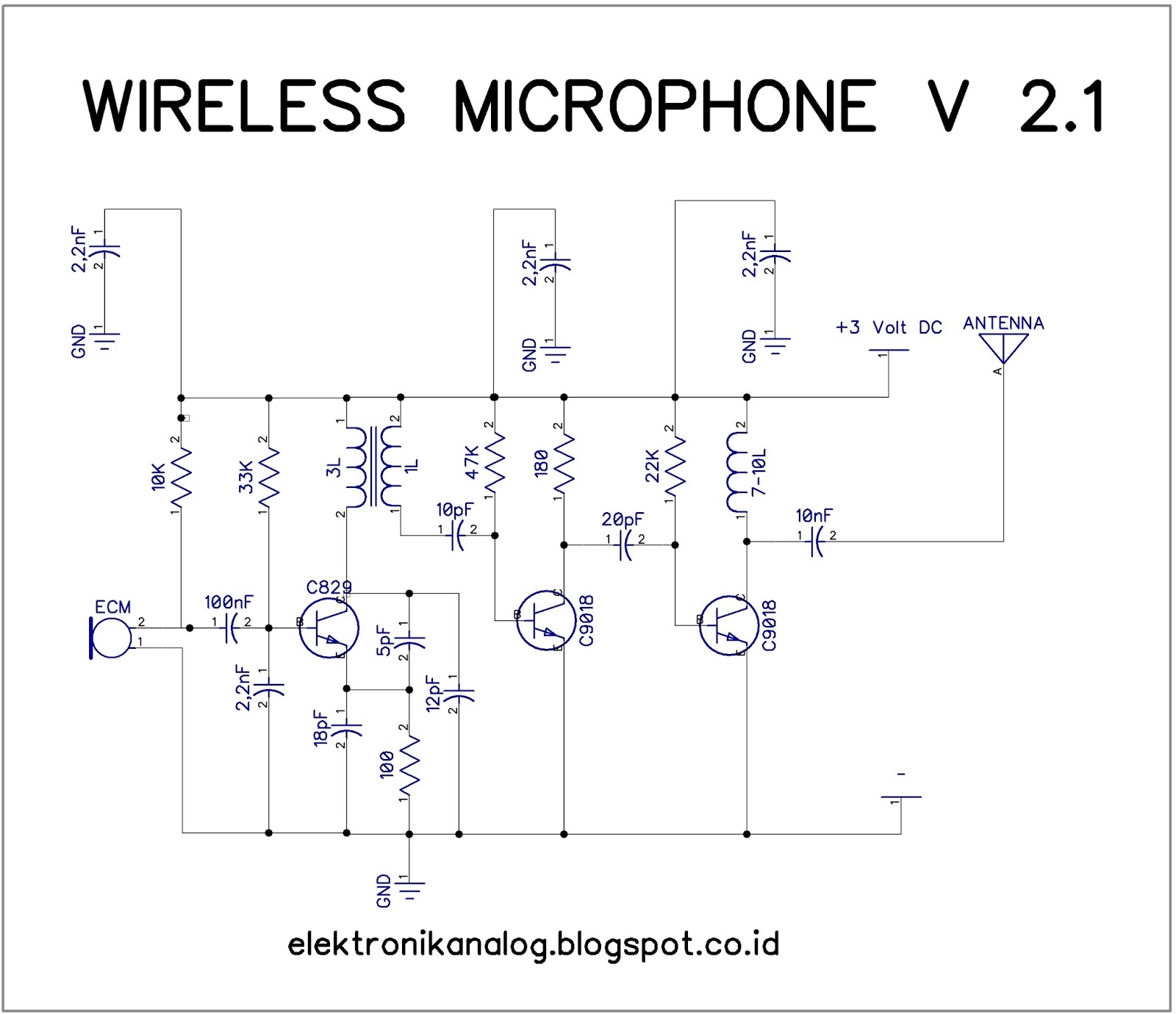 elektronikaanalog Wireless Microphone V2.1