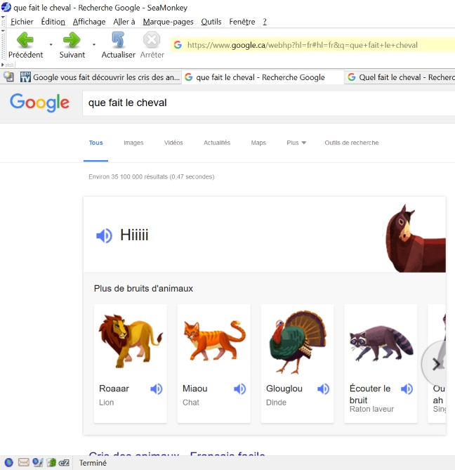 DSI, le des sites de recherche Quel bruit fait Google? ( suite )