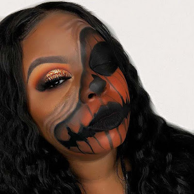 20+ Creative DIY Pumpkin Halloween Makeup Styles In 2019 Pumpkins are a traditional Halloween decor and Halloween cannot be complete without Pumpk 20+ Creative DIY Pumpkin Halloween Makeup Styles In 2019