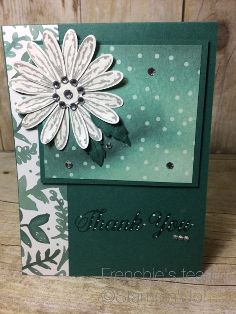 Stampin"Up! 2017-19 In Colors, Tranquil tide, Delightful Daisy