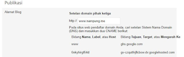 cara mengubah domain blogspot, mengganti blogspot menjadi com, blogspot jadi com