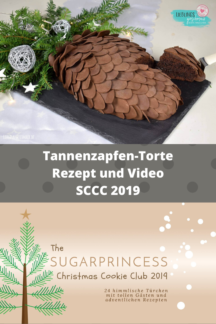 Tannenzapfen-Torte - Rezept und Video von Lieblingsgeschmack | SCCC 2019: 6. Türchen Tannenzapfen-Torte - Rezept und Video von Lieblingsgeschmack | SCCC 2019: 6. Türchen