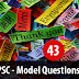 Kerala PSC - Model Questions English - 43