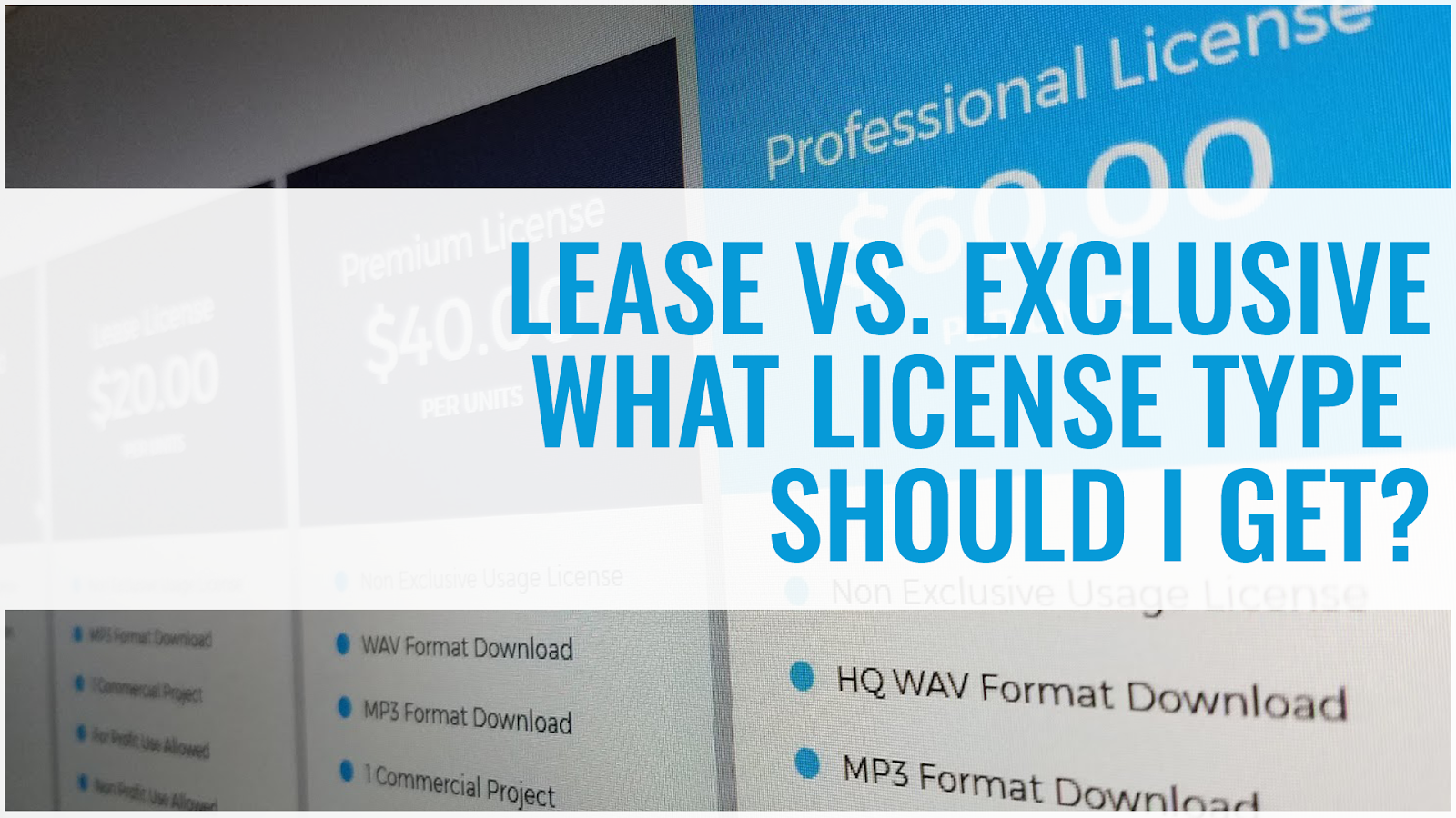 Leasing Beats vs Buying Exclusive Beats Which one?