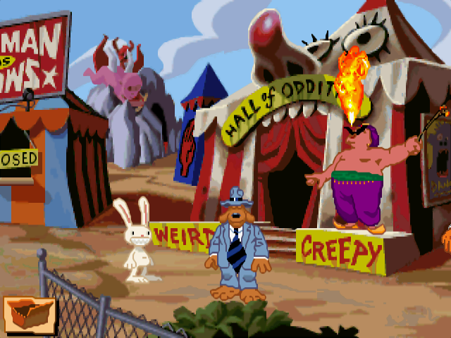 Free Download Sam & Max Hit the Road Game Play