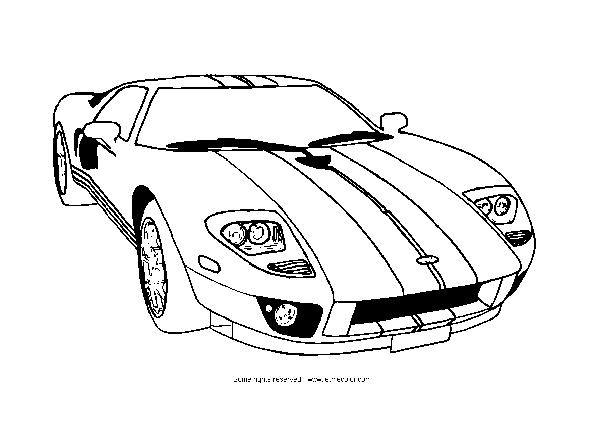 free sports car coloring pages for kids