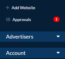 Ad space sold notification on AdClerks dashboard