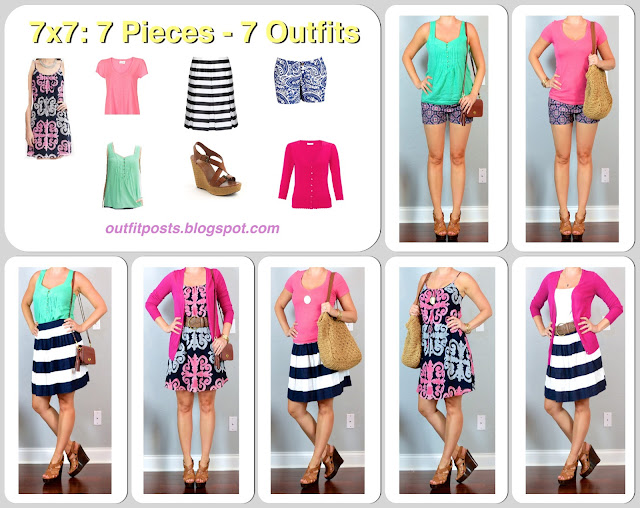 7x7: 7 Pieces - 7 Outfits | Outfit Posts