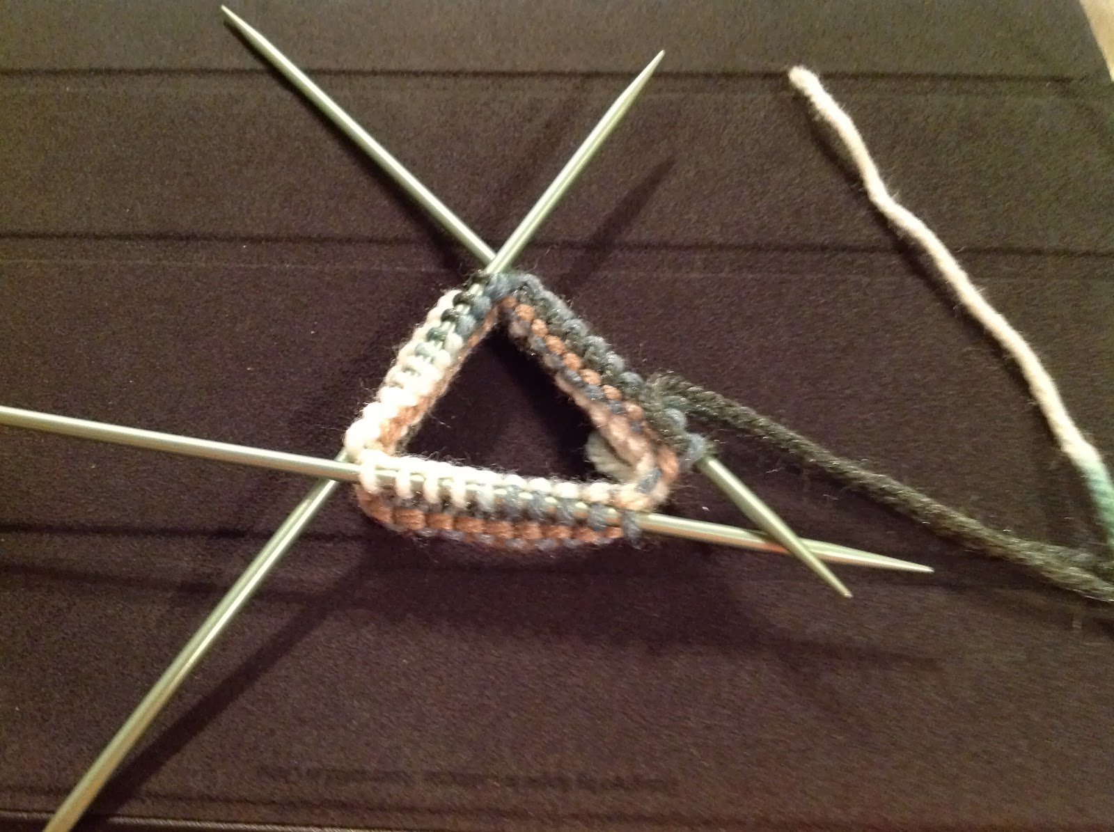 Manipulating knots......knitting & crocheting Learning to use Double